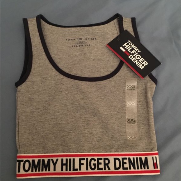 yellow tommy hilfiger sports bra